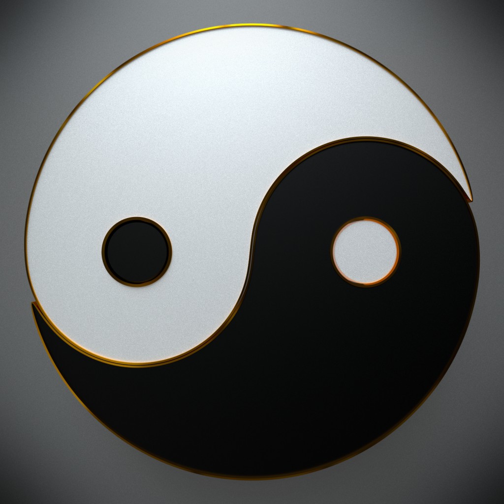 Speed Modeling Scene - "Ying und Yang" preview image 1
